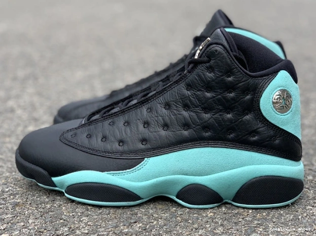 Rep Retro Black 13 Green Island Jordan 414571-030 Air 0605